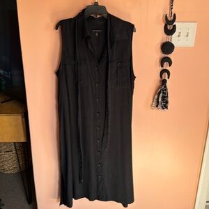 Banana republic sleeveless shirt dress size xxl